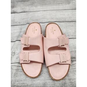 Kate Spade Becca Sandals Size 9.5 B Pink Women's Style KC411 DOUBLE STRAP